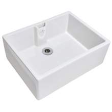 Whitebirk Cleveleys Single Bowl Fireclay Kitchen Sink