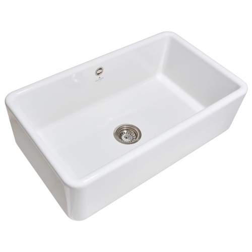 Whitebirk Samlesbury Single Bowl Fireclay Kitchen Sink