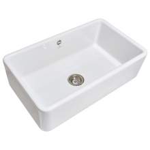 Whitebirk Samlesbury Single Bowl Fireclay Kitchen Sink