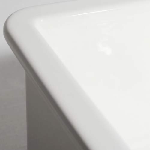 Whitebirk Croston Compact Single Bowl Fireclay Kitchen Sink