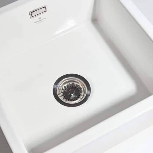 Whitebirk Croston Compact Single Bowl Fireclay Kitchen Sink