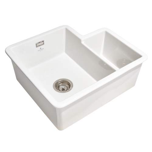Whitebirk Astley 1-5 Bowl Fireclay Kitchen Sink
