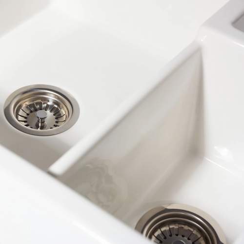 Whitebirk Astley 1-5 Bowl Fireclay Kitchen Sink