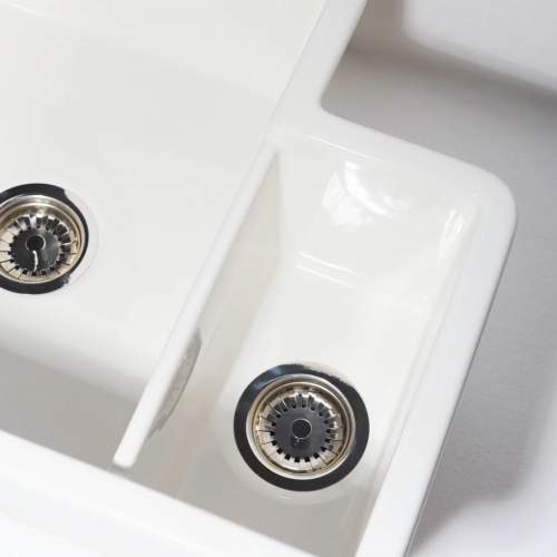Whitebirk Astley 1-5 Bowl Fireclay Kitchen Sink
