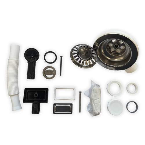 Whitebirk 3.5" Standard Basket Strainer Waste and Overflows