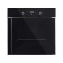 Caple C2225BG Sense 60cm Electric Single Side Opening Black Glass Oven