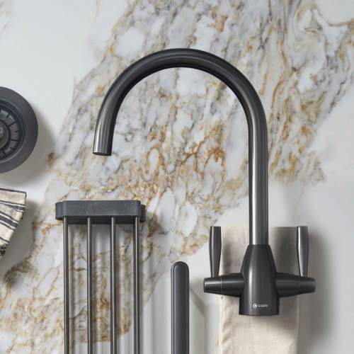 Caple AVEL AVE21/BS Black Steel Kitchen Tap
