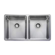 Rangemaster QUAD3434 Stainless Steel Inset or Undermount Sink