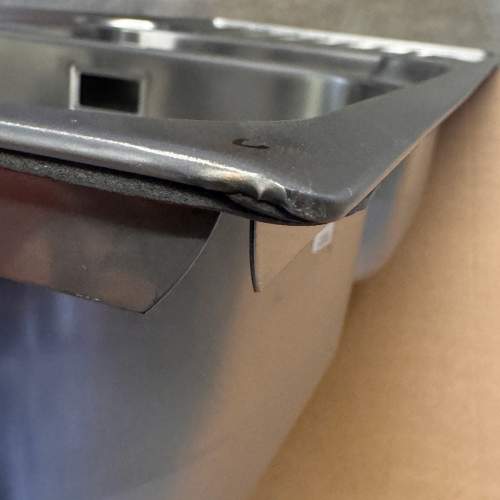 Damaged Clearance item- Bluci RUBUS 200 Stainless Steel Double Bowl Kitchen Sink