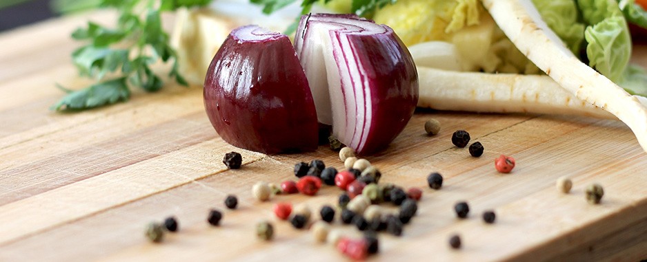 Wooden kitchen chopping board